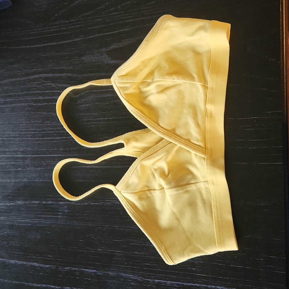 Fabletics Racerback Bralette Yellow